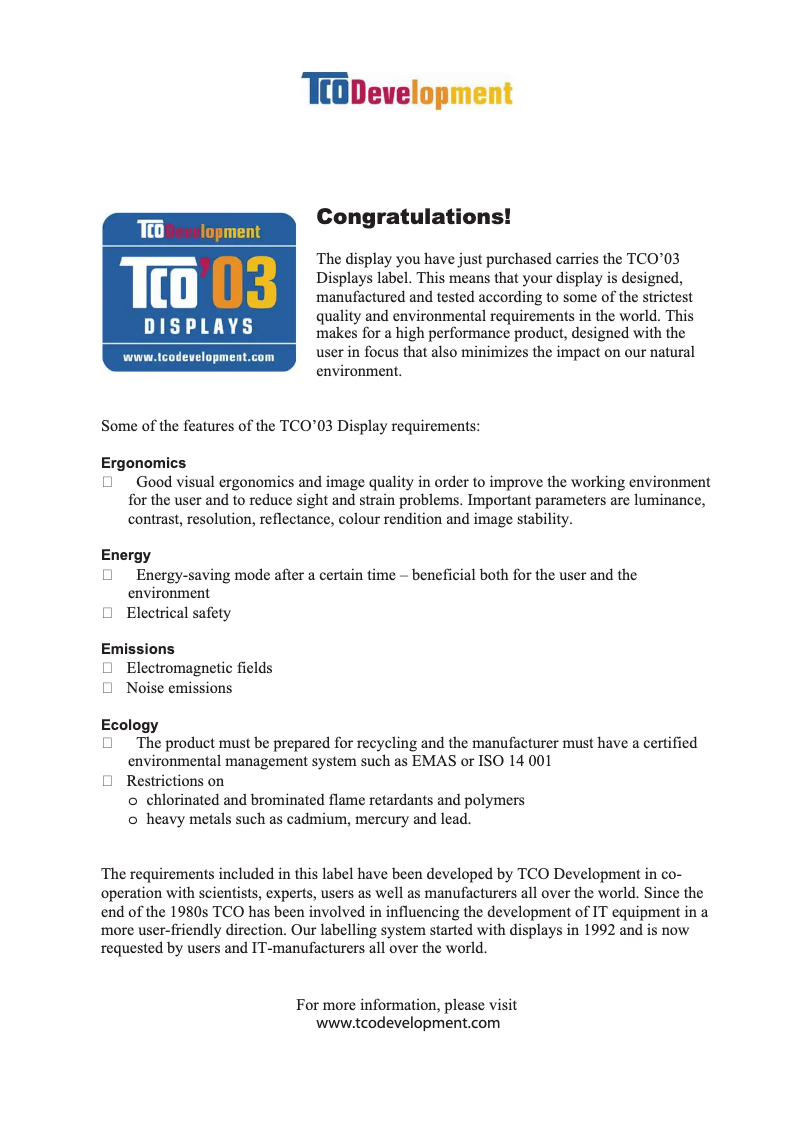 Imagen de la primera página del manual del dispositivo Value L19GM