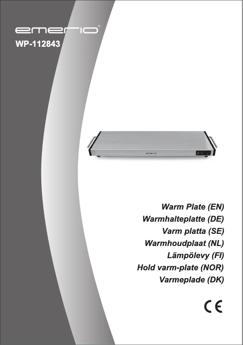 Imagen de la primera página del manual del dispositivo WP-112843