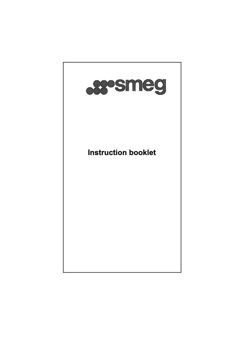 Página 1 del manual Manual de usuario Smeg KI905NXE