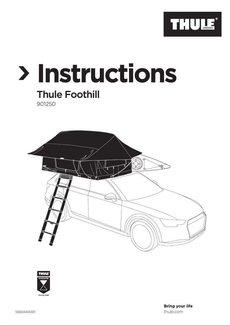 Página 1 del manual Manual de usuario Thule Foothill