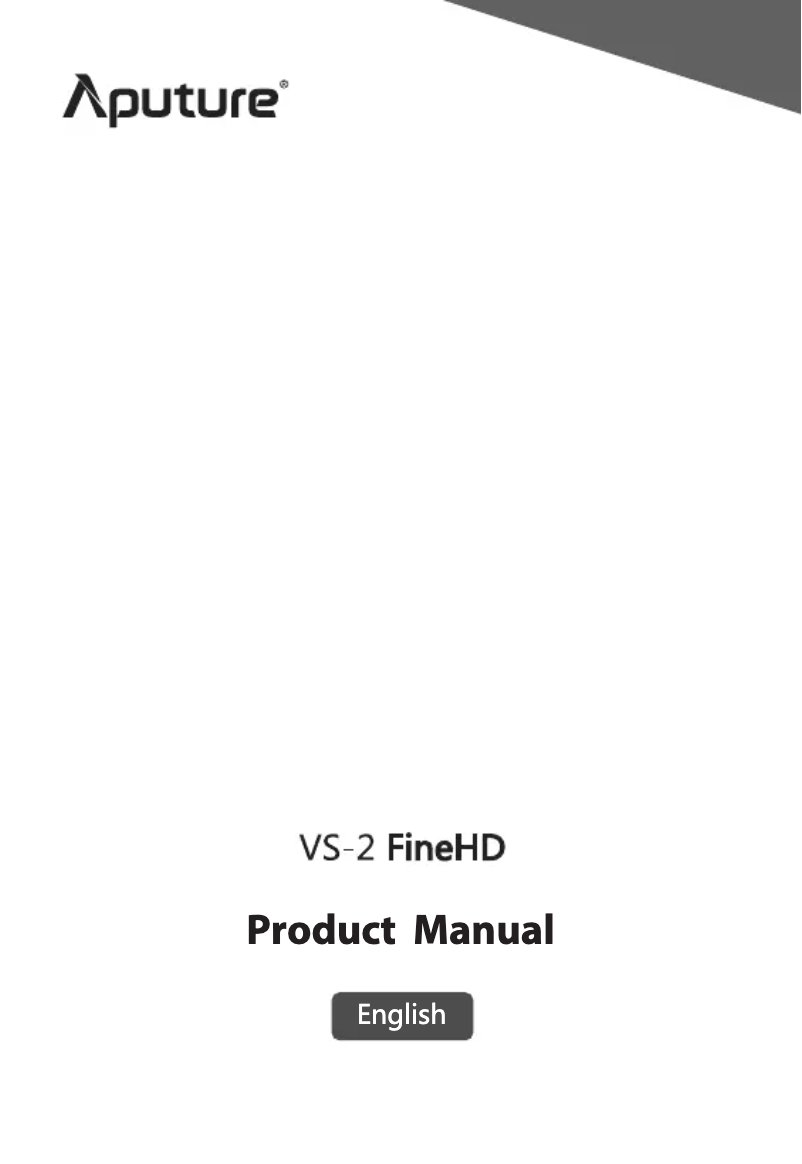 Imagen de la primera página del manual del dispositivo VS-2 FineHD