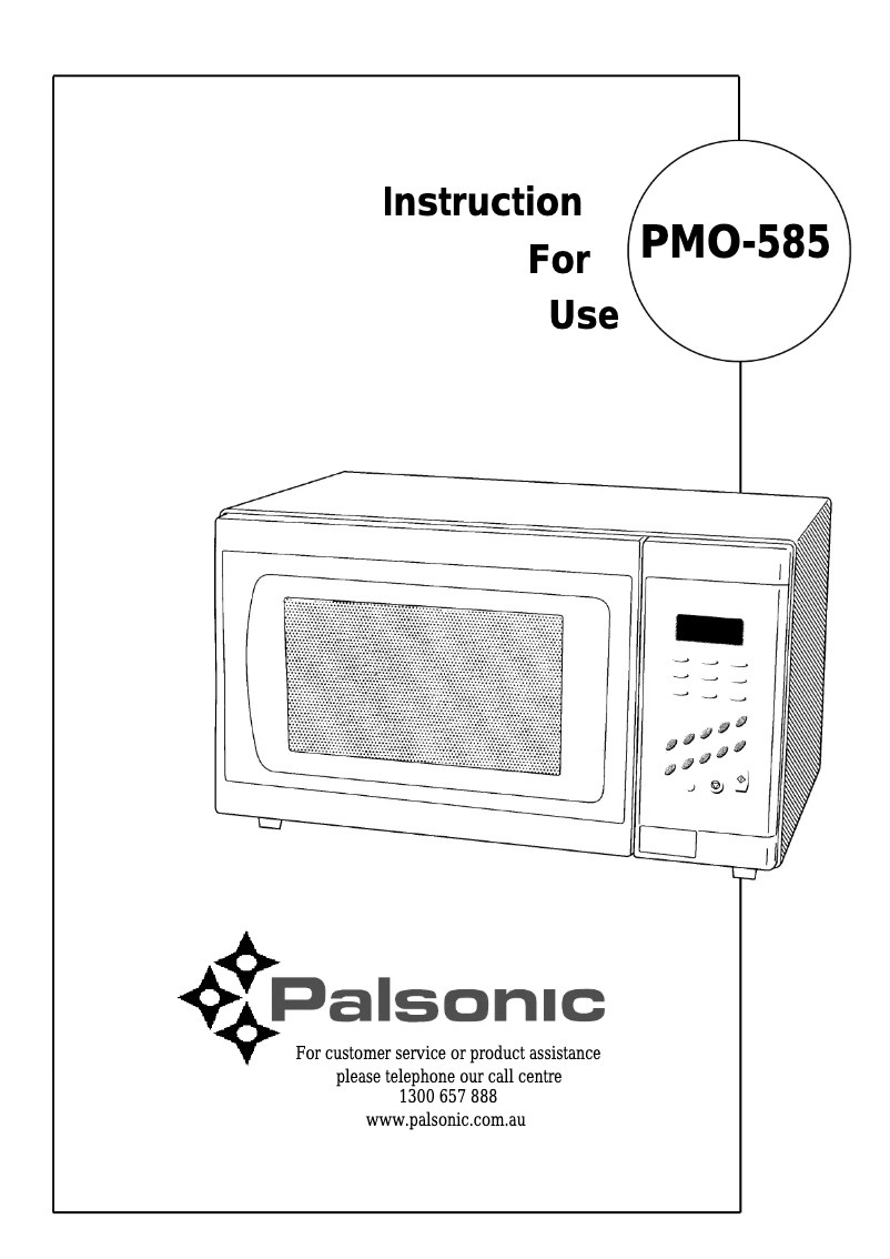 Imagen de la primera página del manual del dispositivo PMO-585