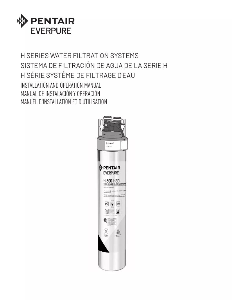 Imagen de la primera página del manual del dispositivo H-300-NXT