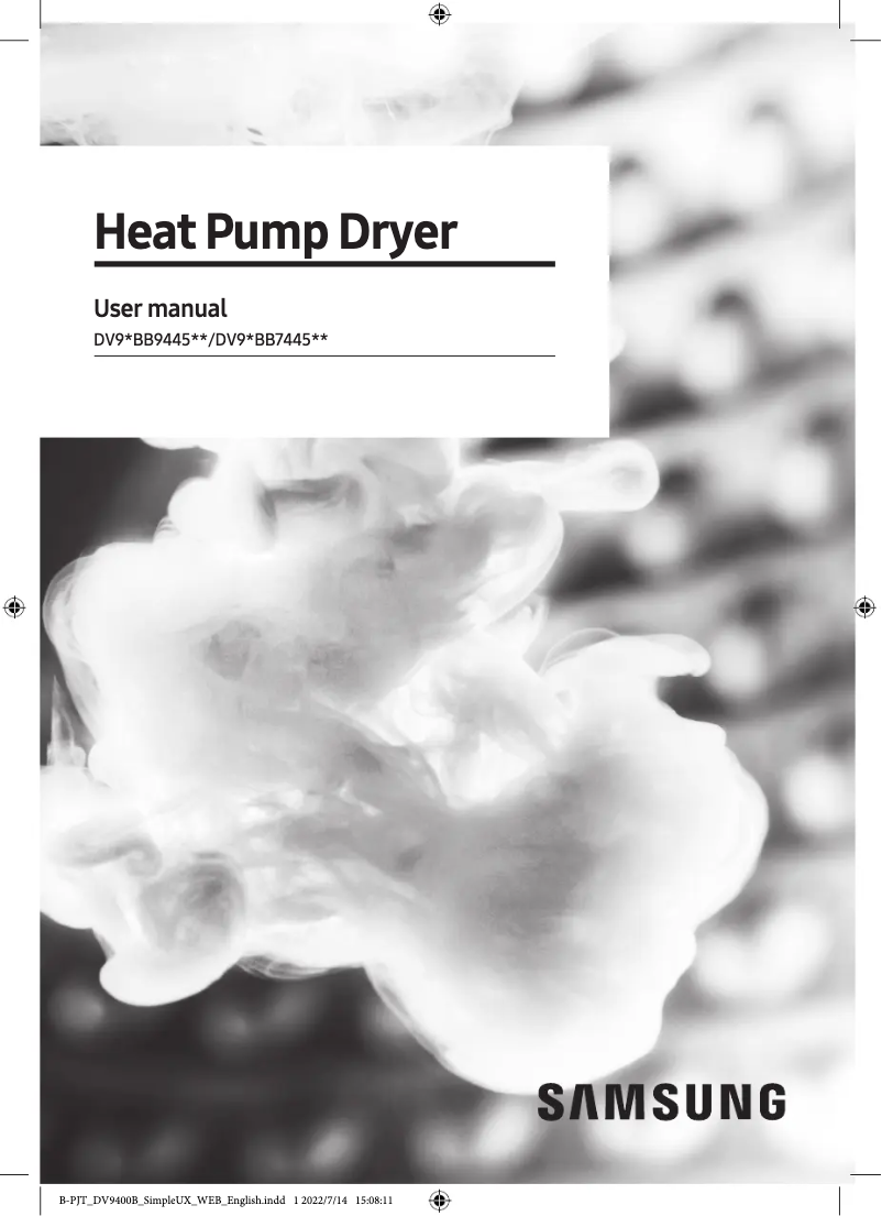 Imagen de la primera página del manual del dispositivo DV91BB7445GB