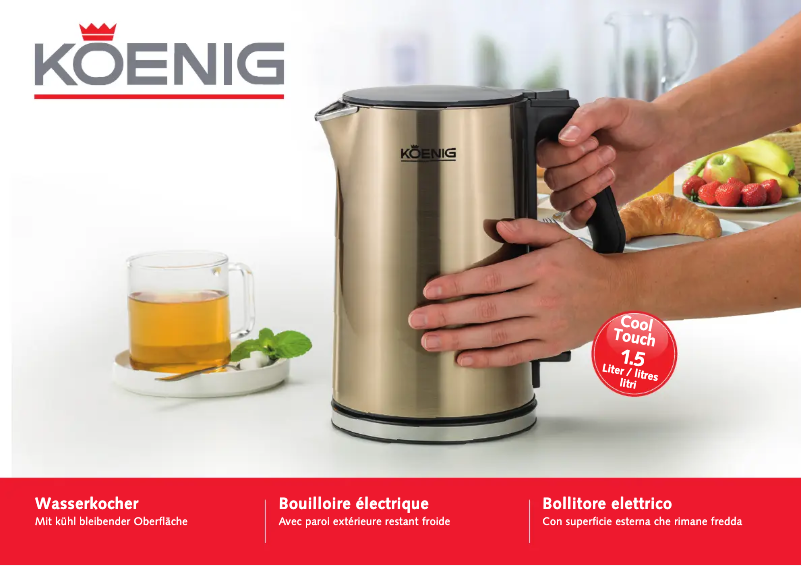 Página 1 del manual Manual de usuario Koenig B02117