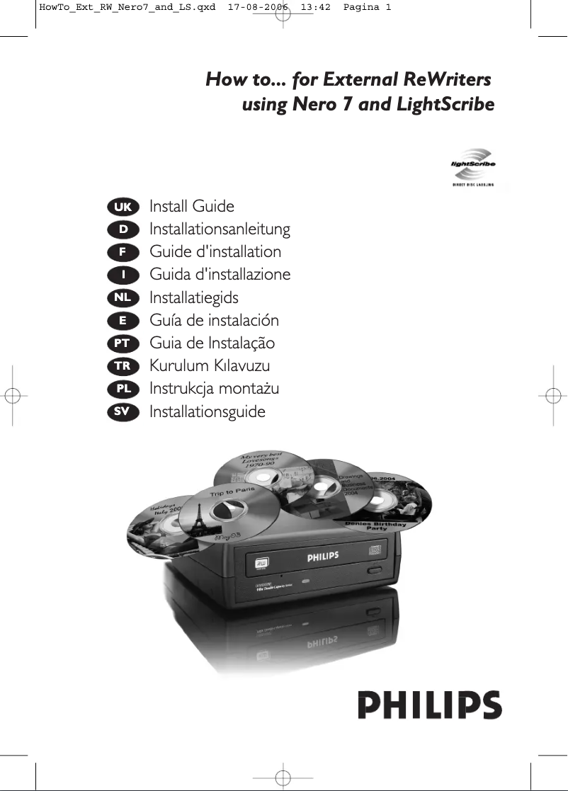 Imagen de la primera página del manual del dispositivo SPD3900CC