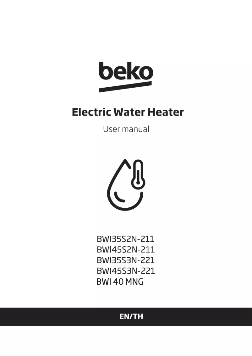 Imagen de la primera página del manual del dispositivo BWI 40 MNG