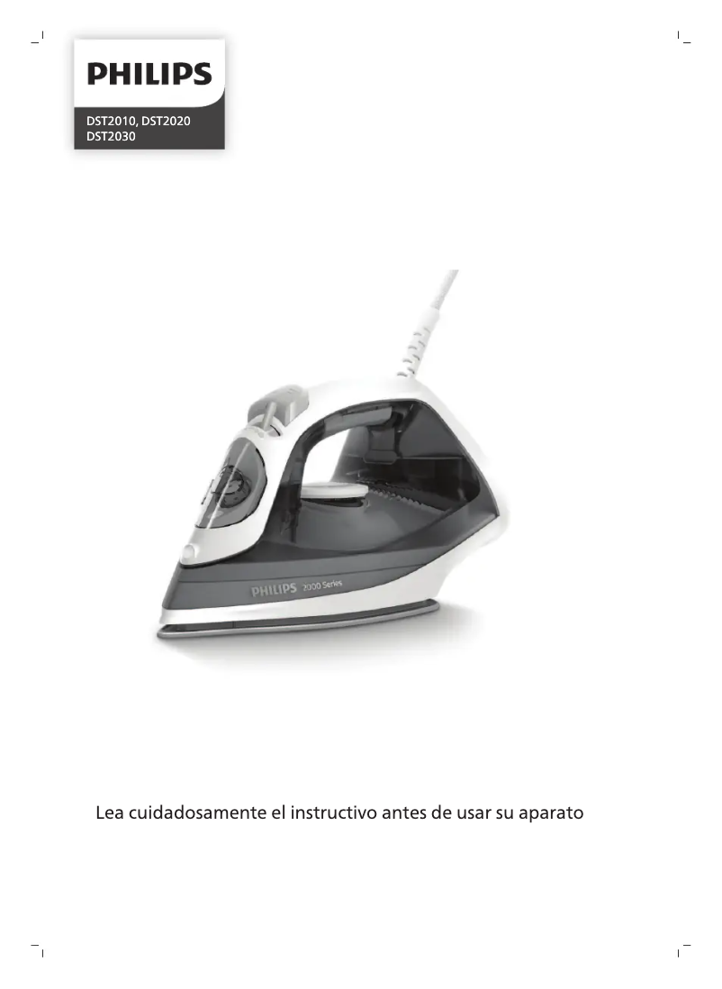 Página 1 del manual Manual de usuario Philips 2000 Series DST2030