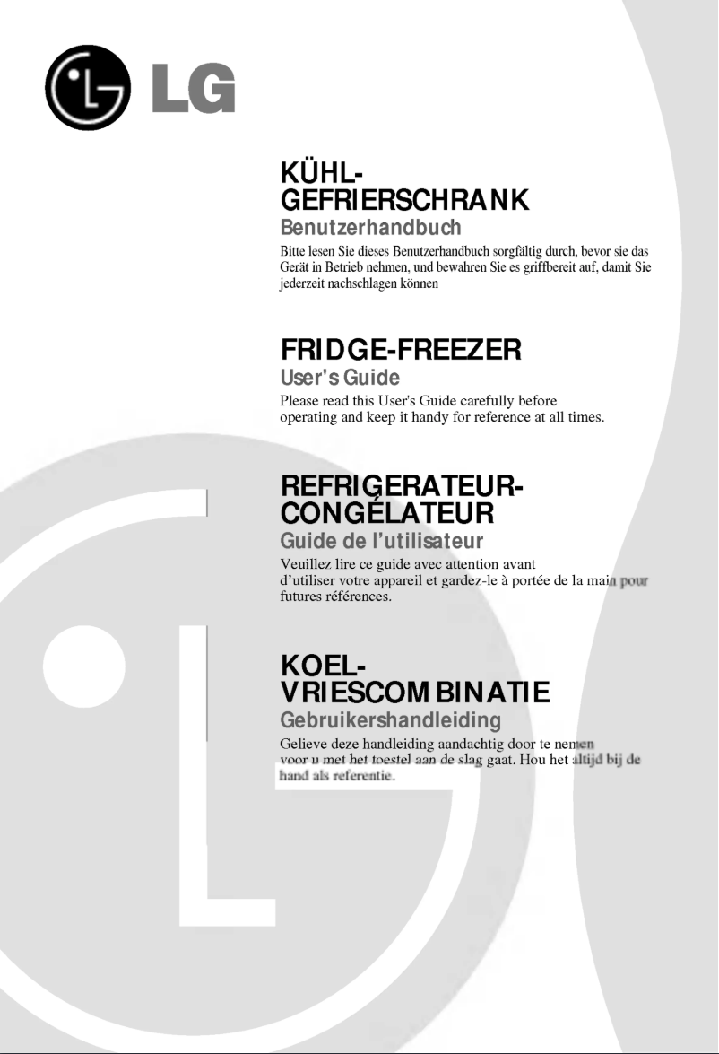 Imagen de la primera página del manual del dispositivo GR-469BUJA