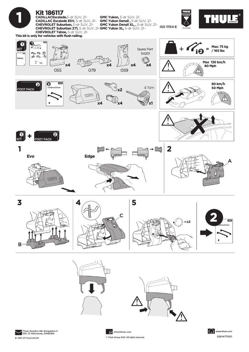 Imagen de la primera página del manual del dispositivo Kit 186117