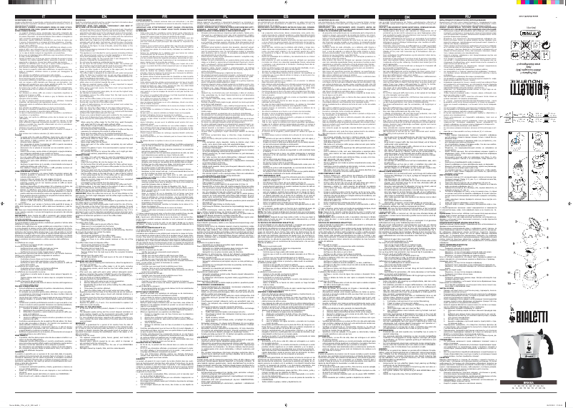 Imagen de la primera página del manual del dispositivo Brikka