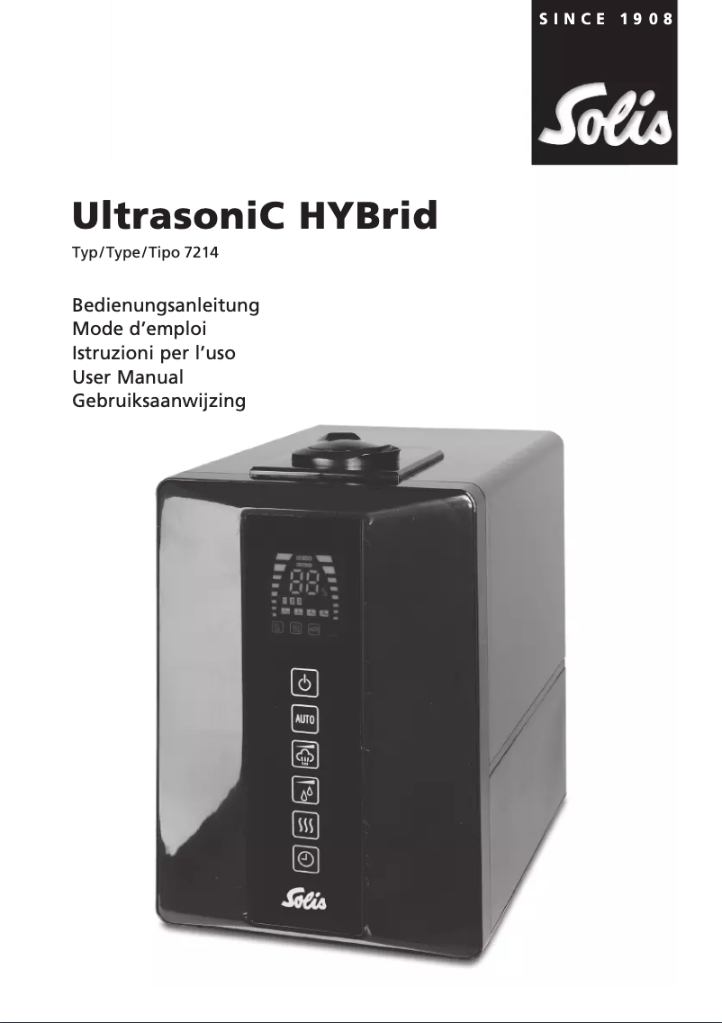 Imagen de la primera página del manual del dispositivo Ultrasonic Hybrid 7214