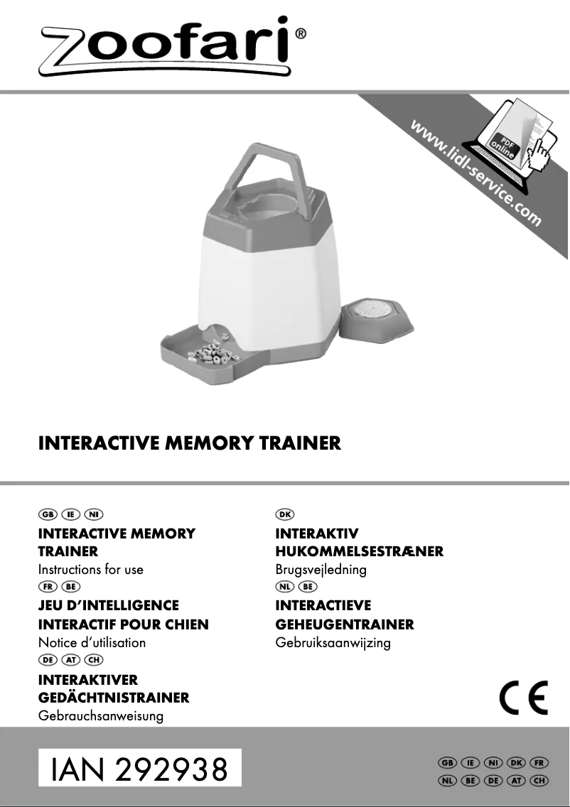 Imagen de la primera página del manual del dispositivo IAN 292938