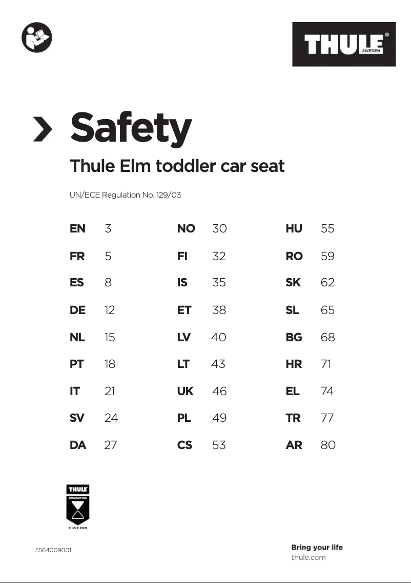 Imagen de la primera página del manual del dispositivo Elm
