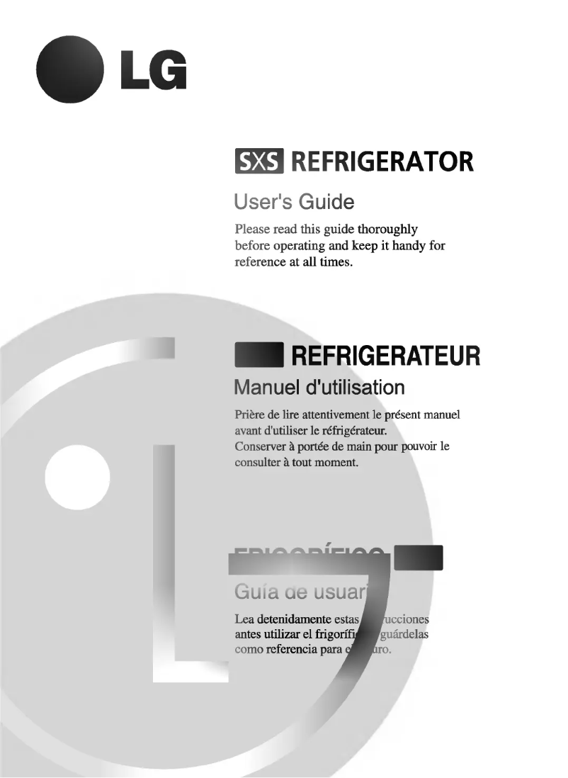 Imagen de la primera página del manual del dispositivo GR-B207NVGA