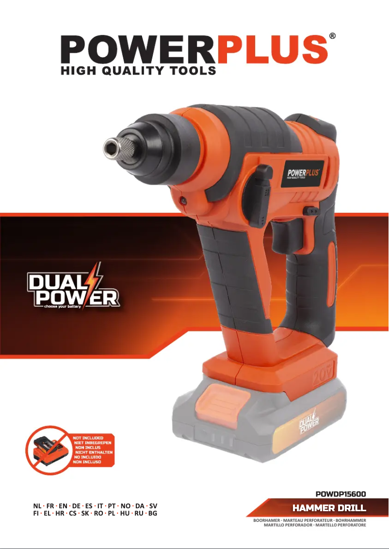 Imagen de la primera página del manual del dispositivo POWDP15600