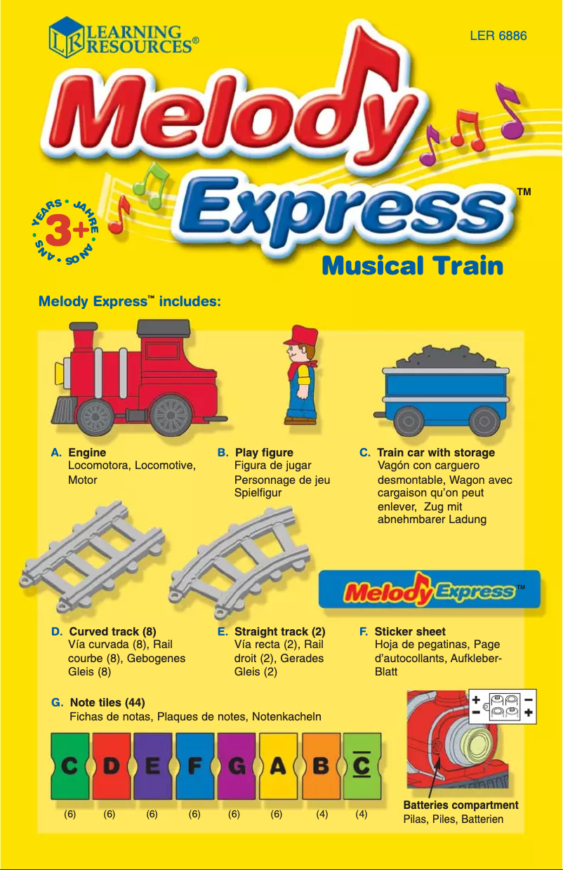 Imagen de la primera página del manual del dispositivo Melody Express
