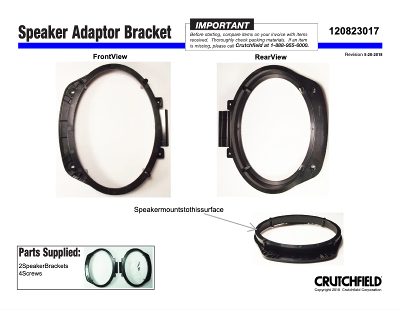 Imagen de la primera página del manual del dispositivo 82-3017