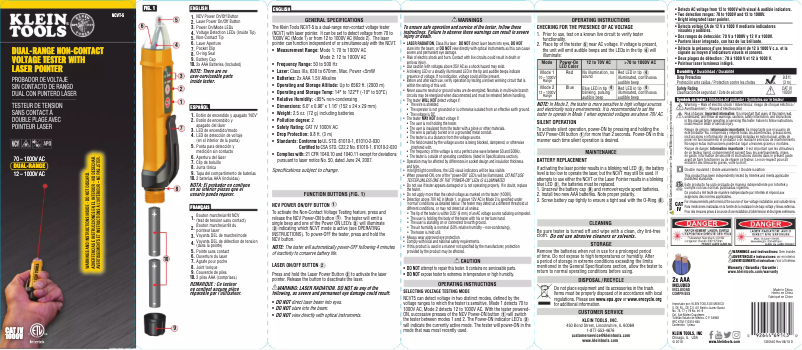 Página 1 del manual Manual de usuario RAB NCVT-5