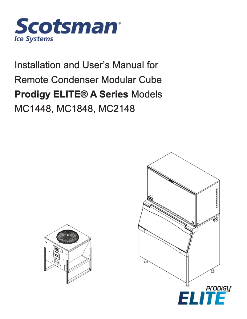 Imagen de la primera página del manual del dispositivo MC2148R