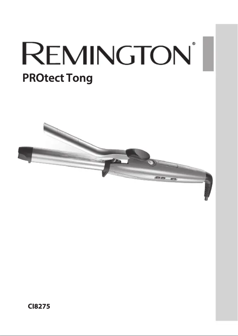 Página 1 del manual Manual de usuario Remington CI8725