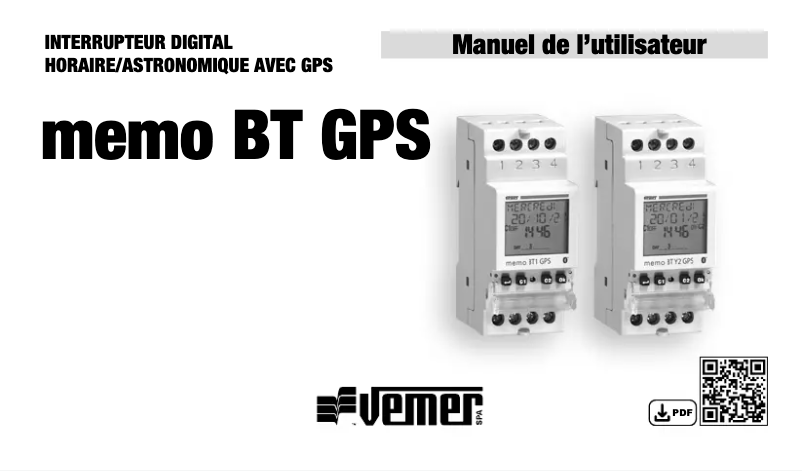 Imagen de la primera página del manual del dispositivo memo BT2 GPS