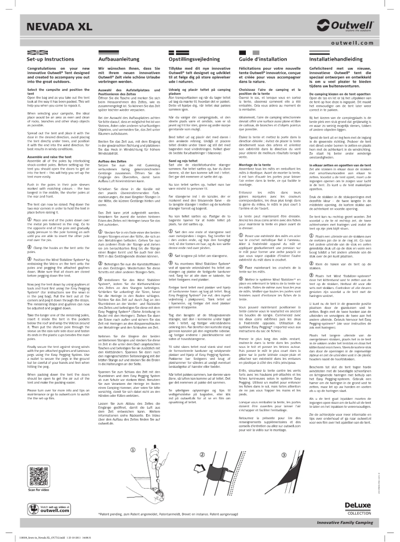 Imagen de la primera página del manual del dispositivo DeLuxe Mokka Nevada XL