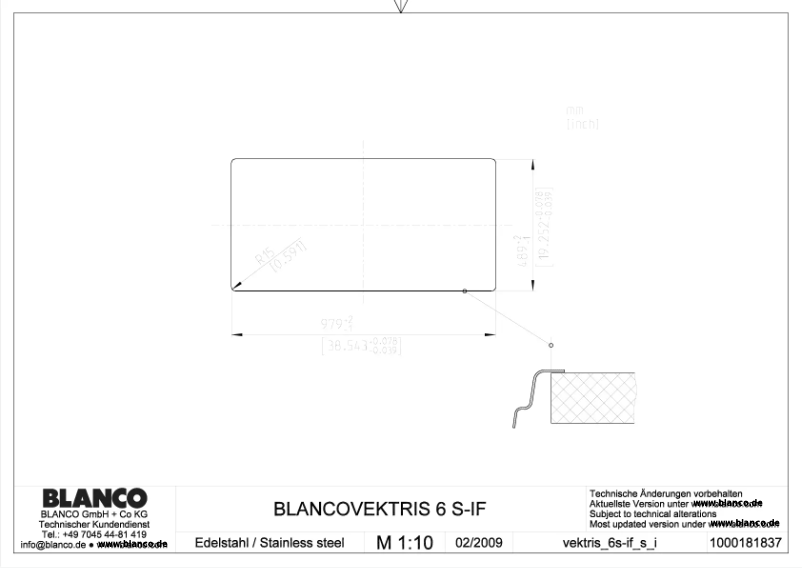 Imagen de la primera página del manual del dispositivo VEKTRIS 6 S-IF