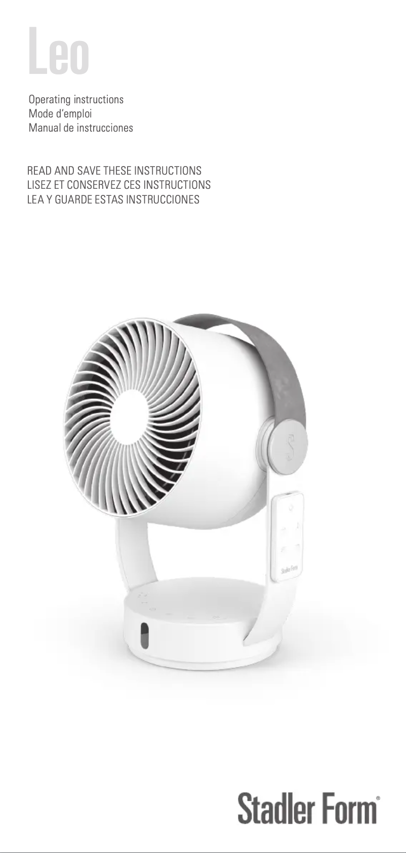 Imagen de la primera página del manual del dispositivo Leo