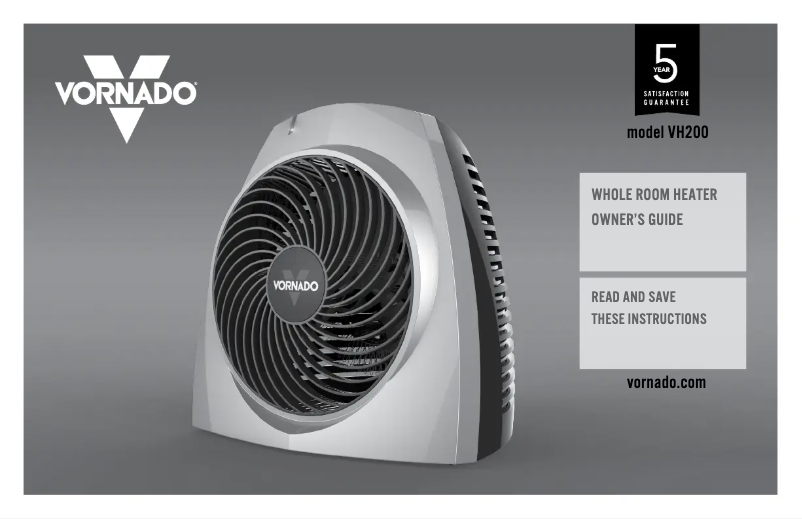 Imagen de la primera página del manual del dispositivo VH200