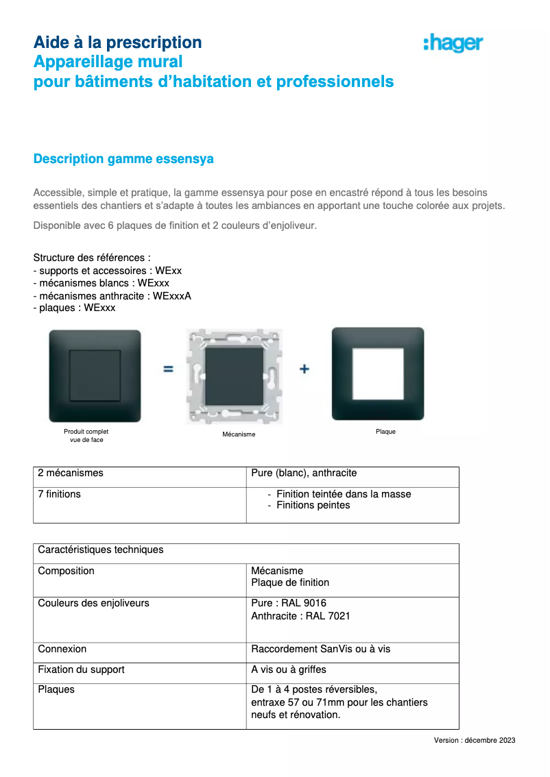 Imagen de la primera página del manual del dispositivo WE257
