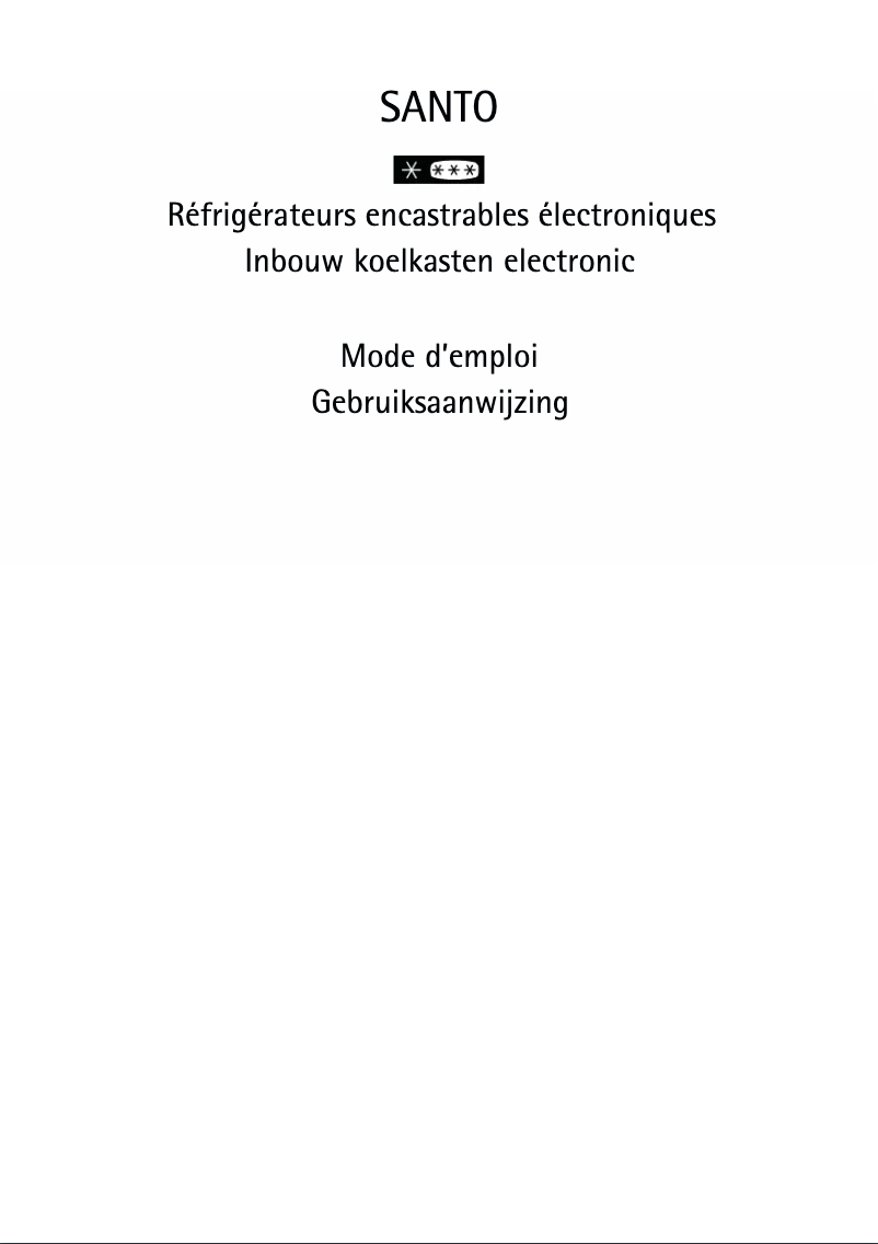 Imagen de la primera página del manual del dispositivo Santo Z91240I