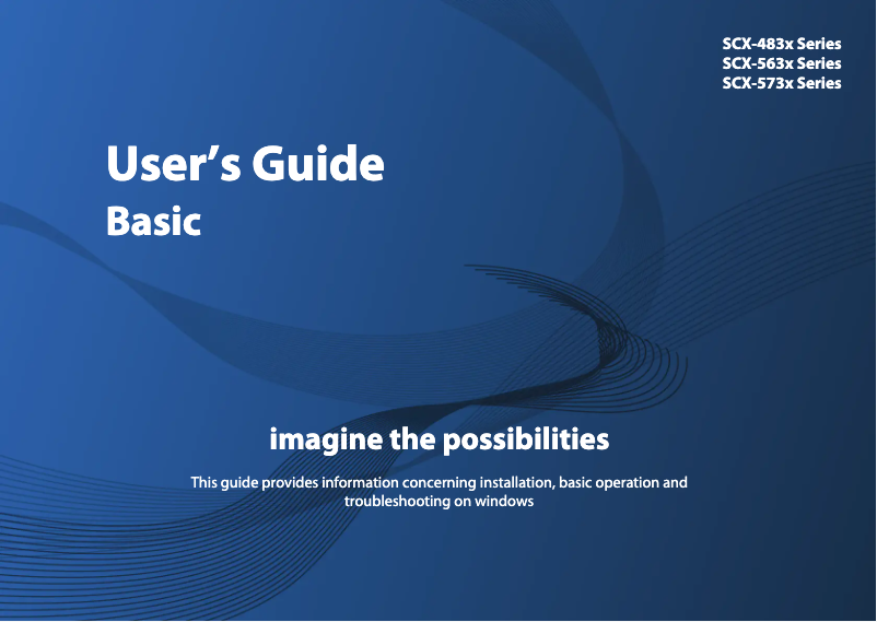 Página 1 del manual Manual de usuario Samsung SCX-5639FR