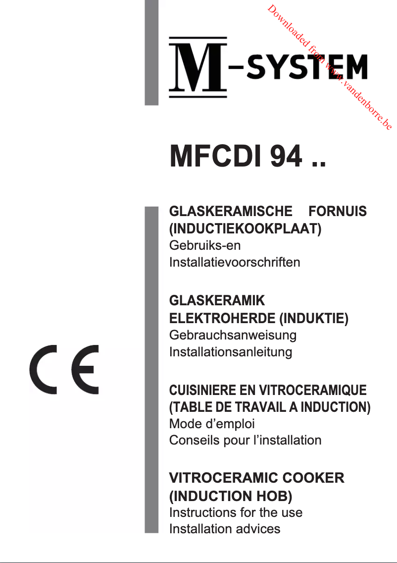 Imagen de la primera página del manual del dispositivo MFCDI94AN