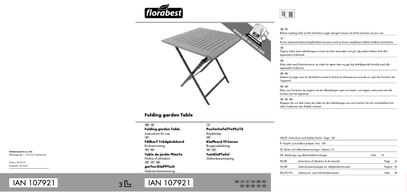 Página 1 del manual Manual de usuario Florabest KT-2070