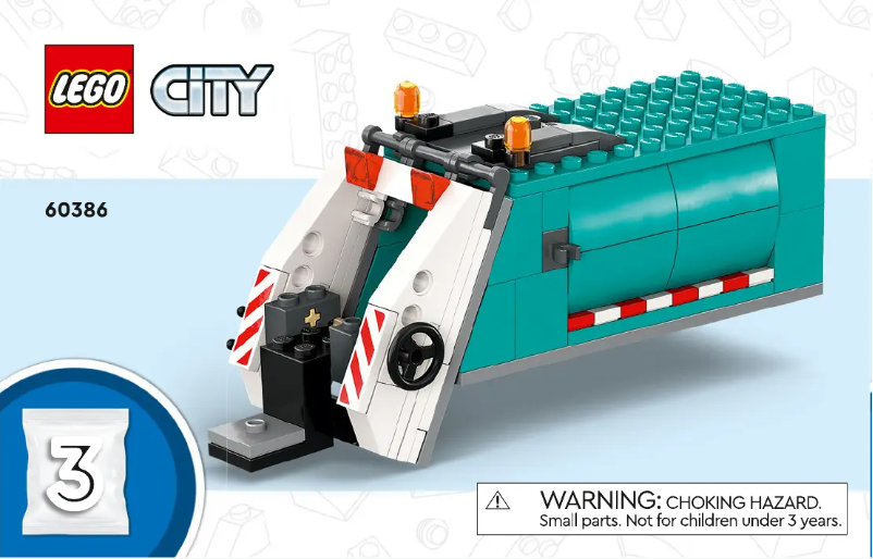 Página 1 del manual Instrucciones visuales Lego City 60386