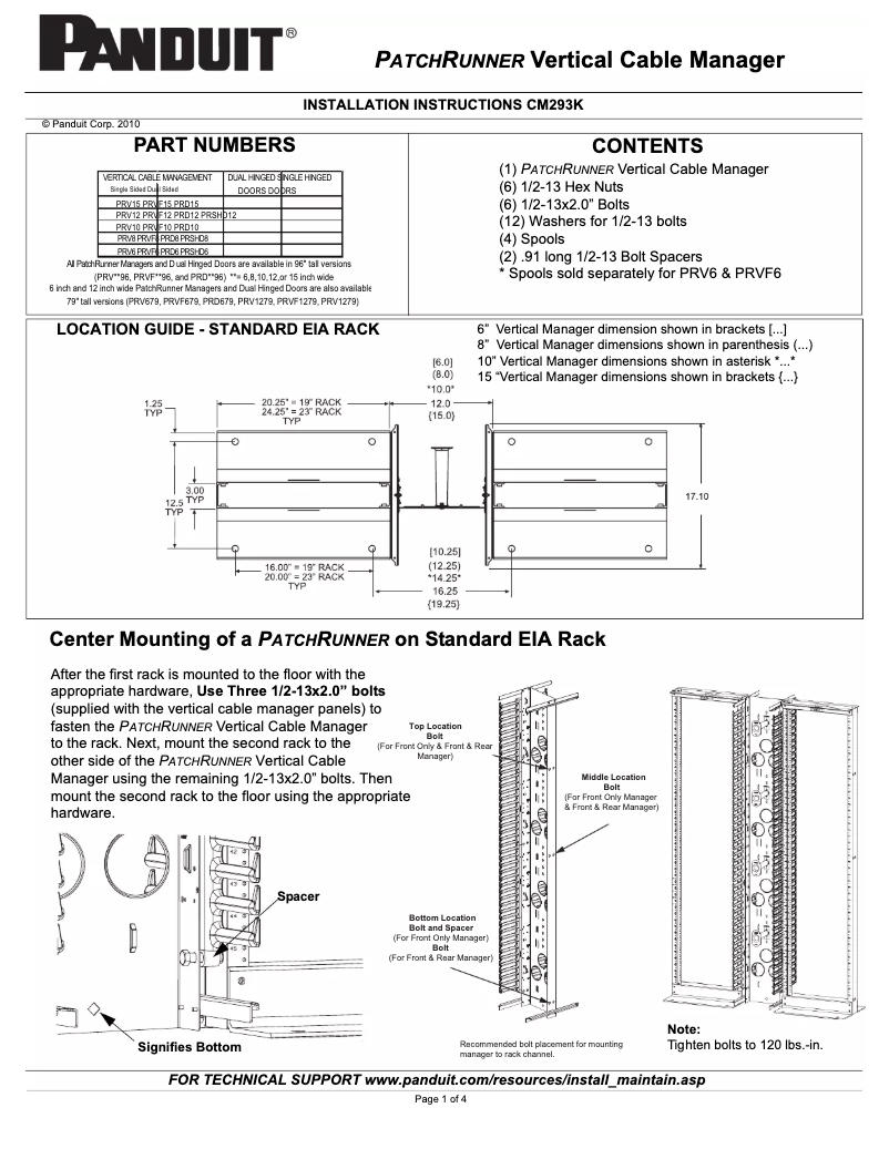 Imagen de la primera página del manual del dispositivo PRD10