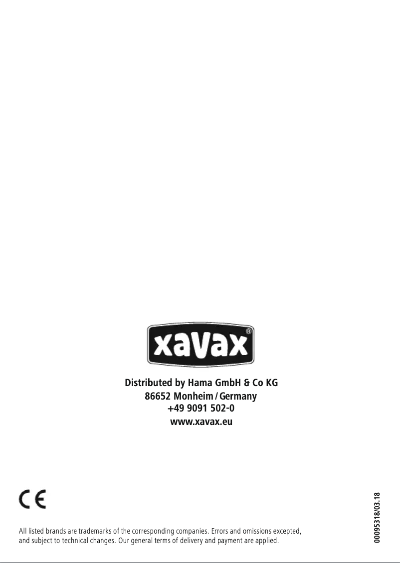 Página nº 1 - Manual de usuario Xavax Jewel