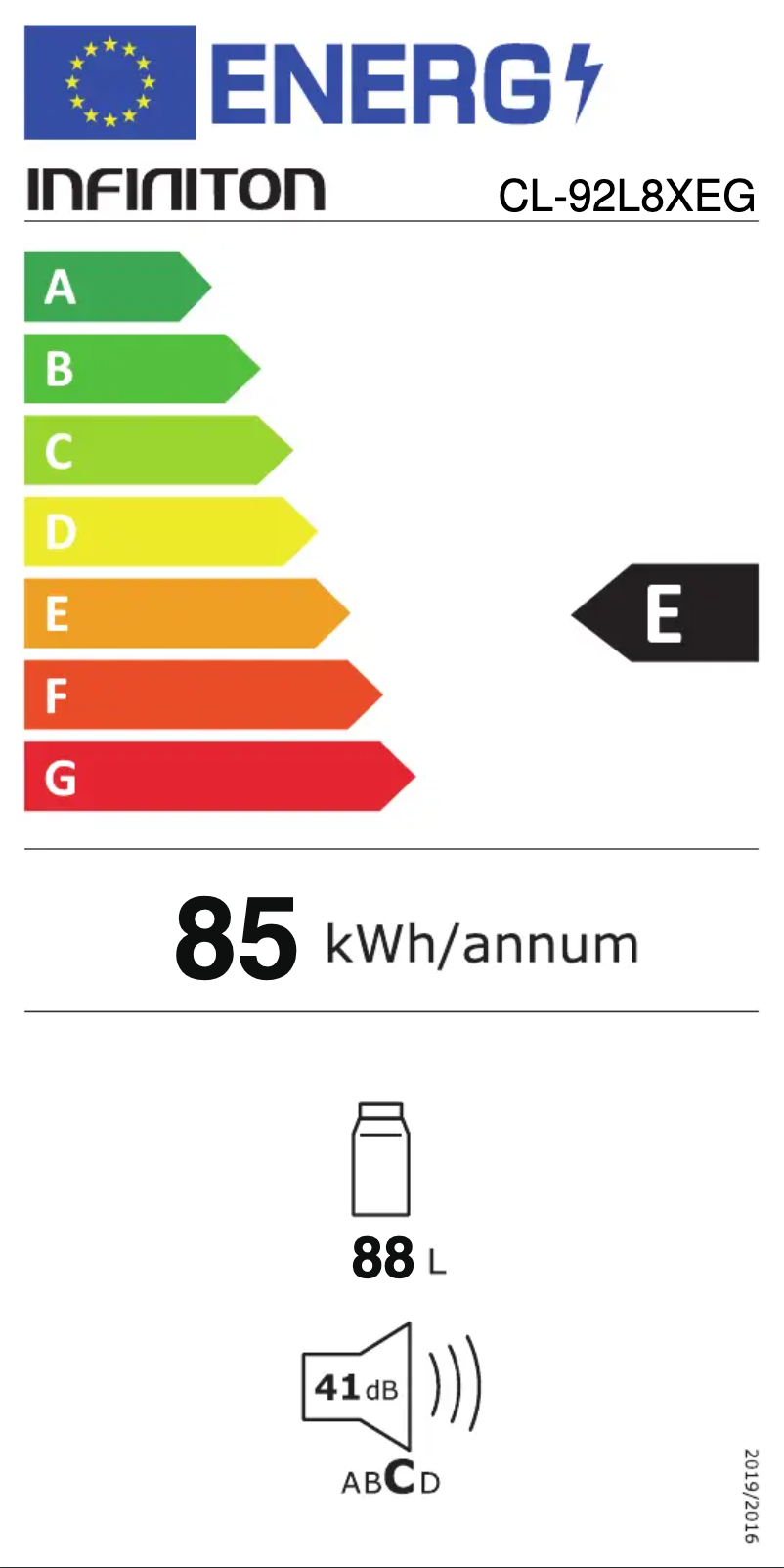 Imagen de la primera página del manual del dispositivo CL-92L8XEG