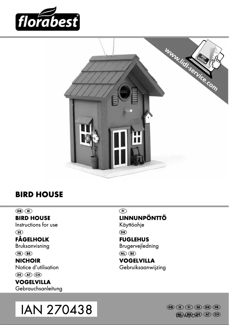 Página nº 1 - Manual de usuario Florabest IAN 270438