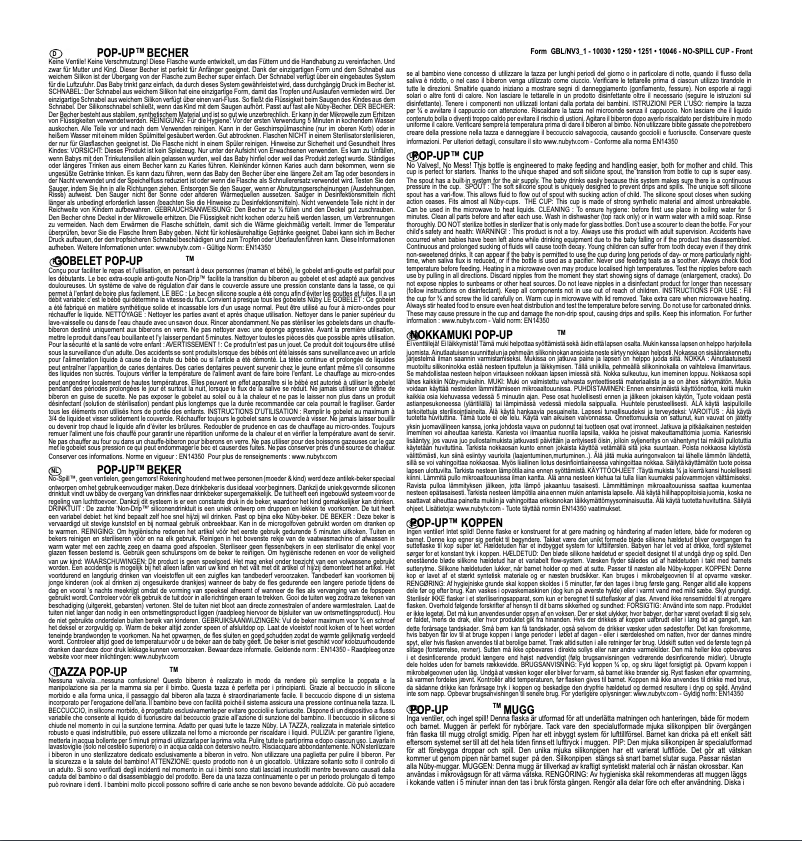 Página 1 del manual Manual de usuario Nuby 0048526012503