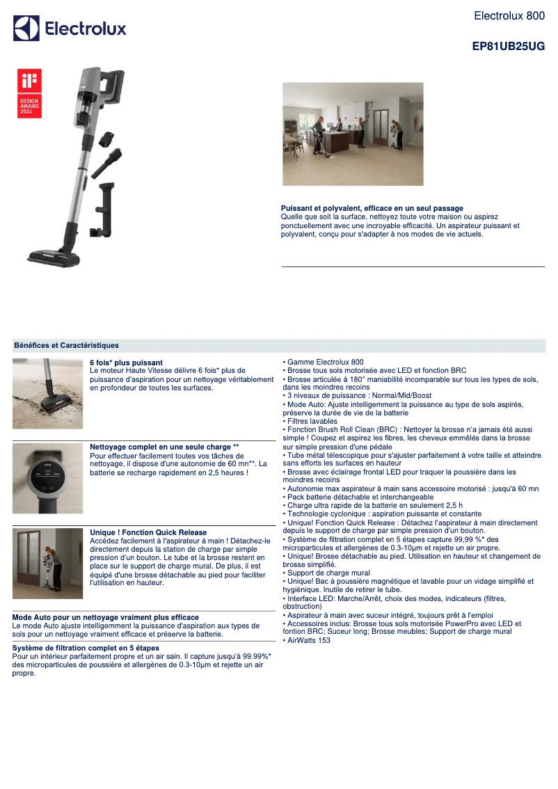 Imagen de la primera página del manual del dispositivo EP81UB25UG