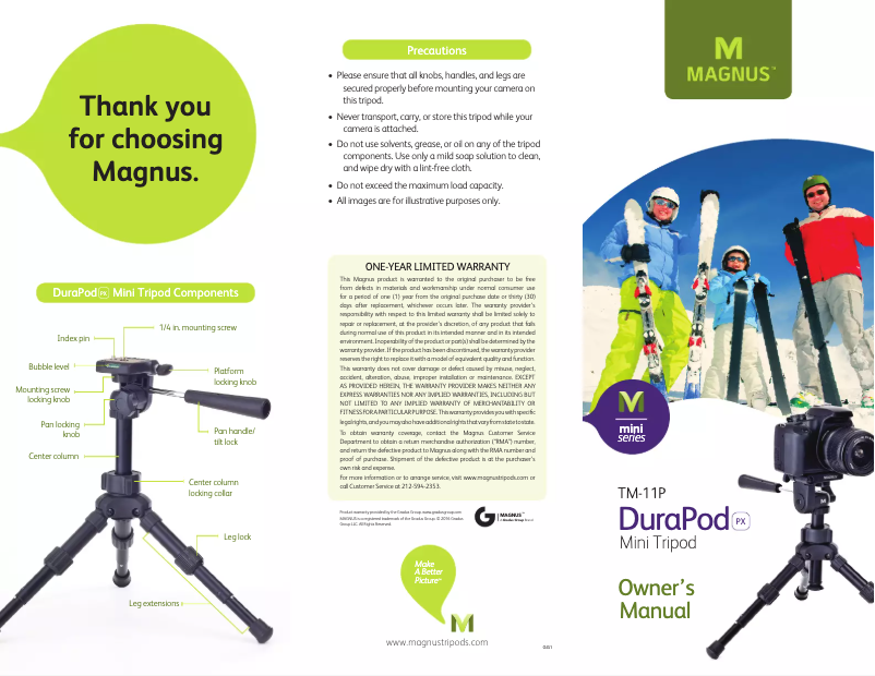 Imagen de la primera página del manual del dispositivo TM-11P