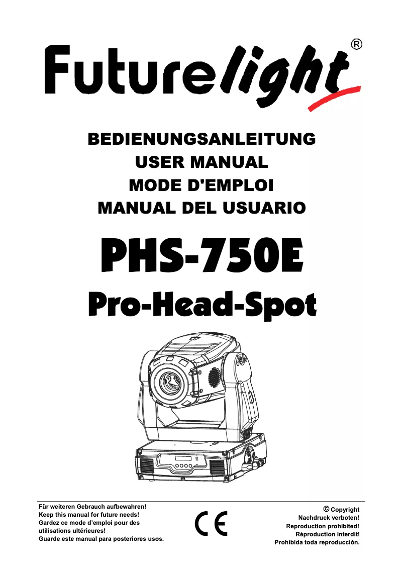 Imagen de la primera página del manual del dispositivo PHS-750E