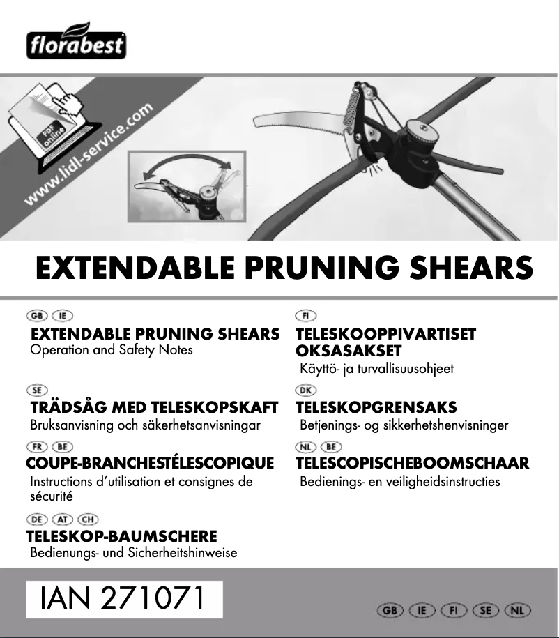 Página nº 1 - Manual de usuario Florabest HG00763