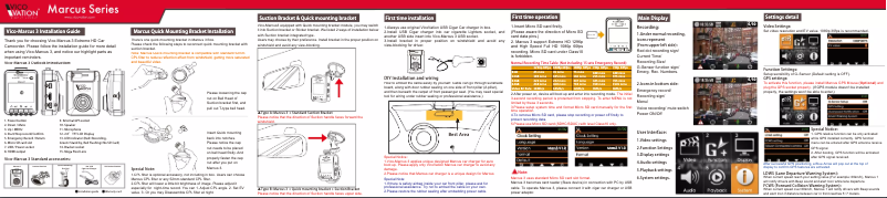 Imagen de la primera página del manual del dispositivo Marcus 3