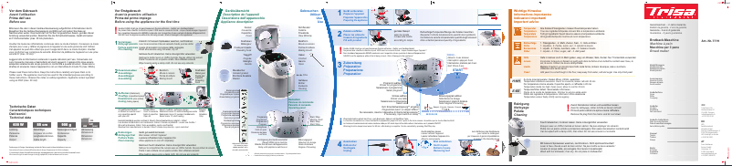 Imagen de la primera página del manual del dispositivo Boulangerie 7719