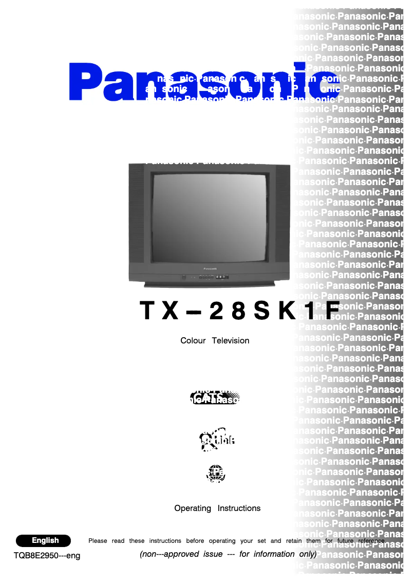 Imagen de la primera página del manual del dispositivo TX-28SK1F