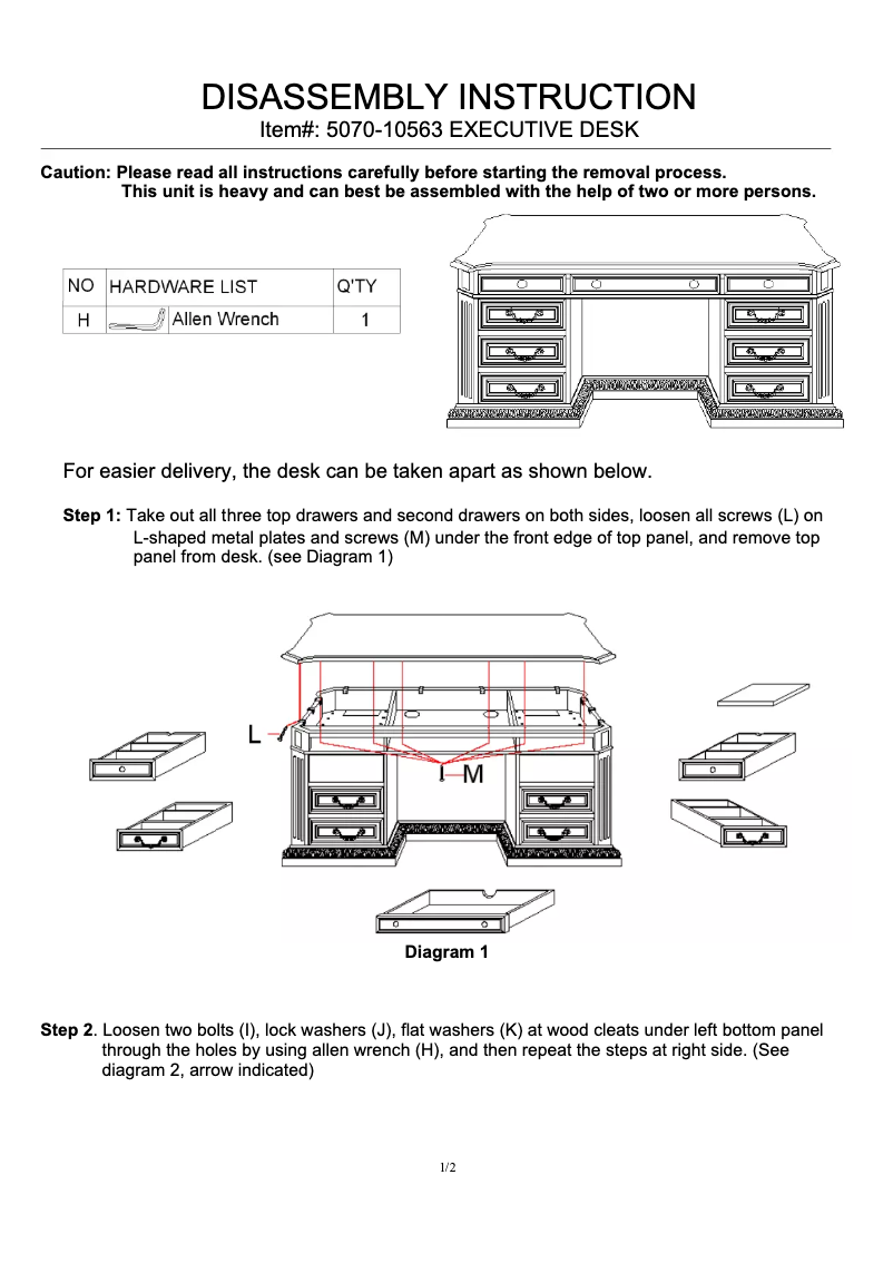 Imagen de la primera página del manual del dispositivo 5070-10563