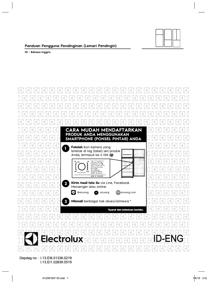 Página nº 1 - Manual de usuario Electrolux ETB5400B-H